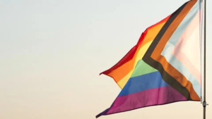Pride flag flies proud